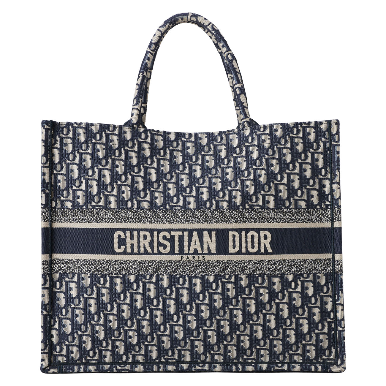 CHRISTIAN DIOR(USED)디올 오블리크 북토트 라지